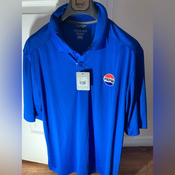 Blue Polo Shirt with Pepsi Logo - Picture 1 of 3
